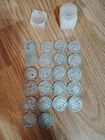 Lot of 22 - 90% Silver Franklin & walking Liberty & Half Dollar coin Lot-