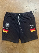 Vintage 80s Adidas Shorts Mens Large Embroidered Logo Germany Sweats Trefoil