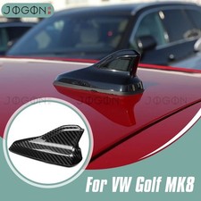 Real Carbon Roof Shark Fin Aerial Cover Trim For Vw Golf R Gti Gtd Mk8 2021-2024