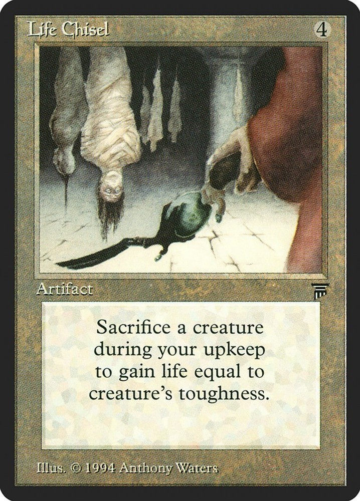 Life Chisel #283 (LP) Legends (LEG) MTG