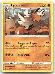 Lycanroc 76/131 Forbidden Light Rare