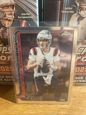DRAKE MAYE Base 2025 Topps Chrome Football #207 Patriots