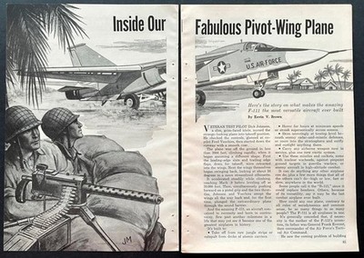 F-111  Inside Our Fabulous Pivot-Wing Plane  1965 pictorial General Dynamics
