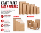 Paper Bags Mailing Brown Eco-Friendly Kraft Postal Shipping Self Seal Envelope