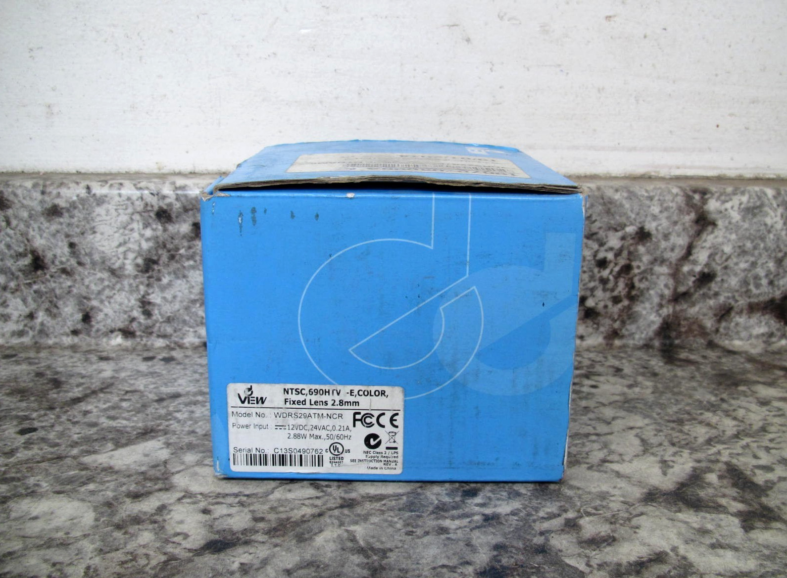 New View WDRS29ATM-NCR / 690HTVL-E NTSC Color 2.8mm ATM Surveillance Camera