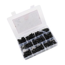 380Pcs Self Tapping Phillips Screws Kits #8 #10 Stainless Steel 410 With Box