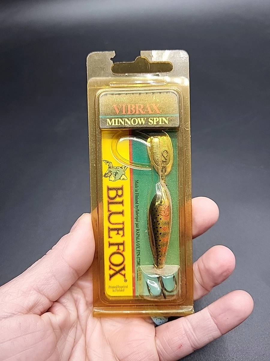 Bleu Fox 6850-622 Vibrax Minnowspin 7.4ml Plaqué/Or
