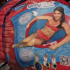 SwimWays Spring Float Papasan Mesh Float Pool or Lake