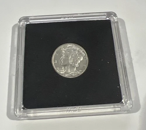 1941 Mercury Head Silver Dime  BU  Encased
