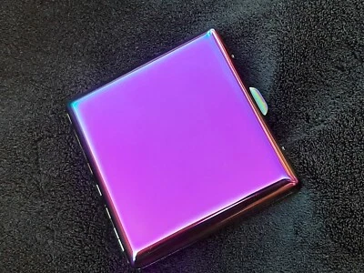 Angelo Cigarette Case - 20er - Rainbow - Without / With Diamond Engraving - New - Image 1 of 4