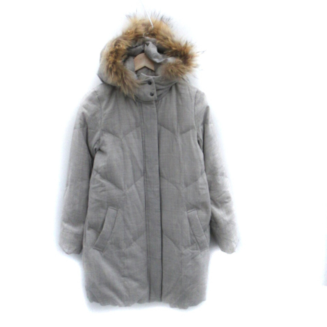 LAUTREAMONT　2way Rotomon LAUTREAMONT Down Coat Long Length 2 Way Fur 38 M