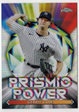 2021 Topps Chrome Gerrit Cole #PP-5 Prismic Power New York Yankees