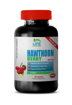 #ad blood pressure monitor Hawthorn Berry Extract 665mg garlic and cayenne 1B $21.16