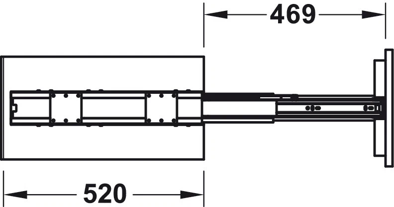 Armario Set Gabinete Alacena Extracción Extensión Completa Mueble de Cocina - Imagen 4 de 4