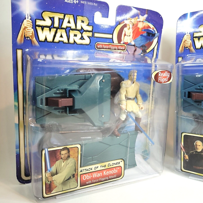 Star Wars Obi-Wan Kenobi Darth Tyranus Force Flip Attack Of The