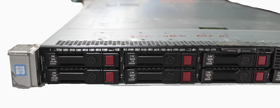 HP DL360 gen9 2* E5-2670v3 128GB RAM P440ar 6*1TB SATA 2*146GB SAS 8*SFF Server - Image 4 of 4