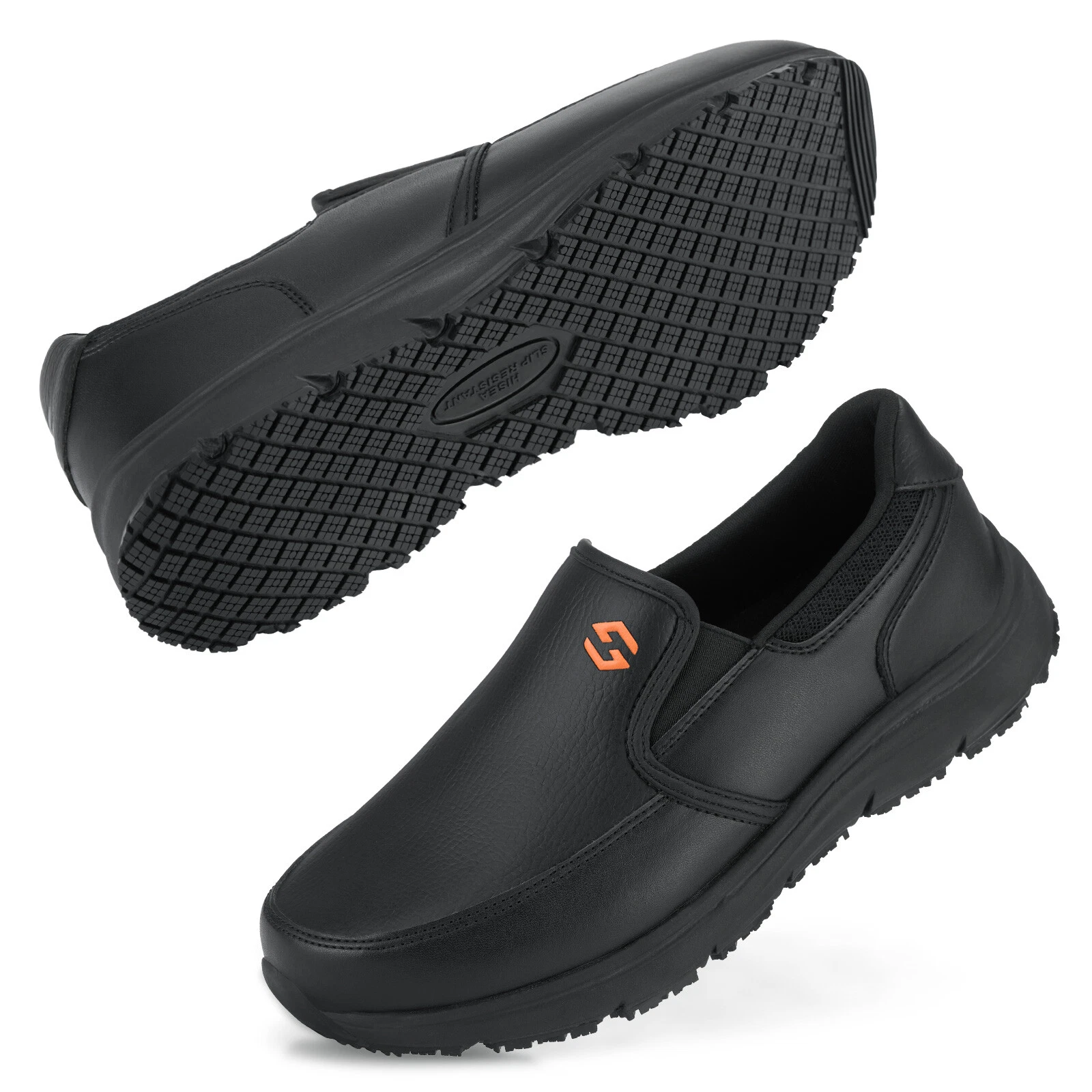 HISEA Men's Non-Slip Shoes Slip-On Chef Shoes Water Resistant Kitchen Work Shoes
Opens in a new wind