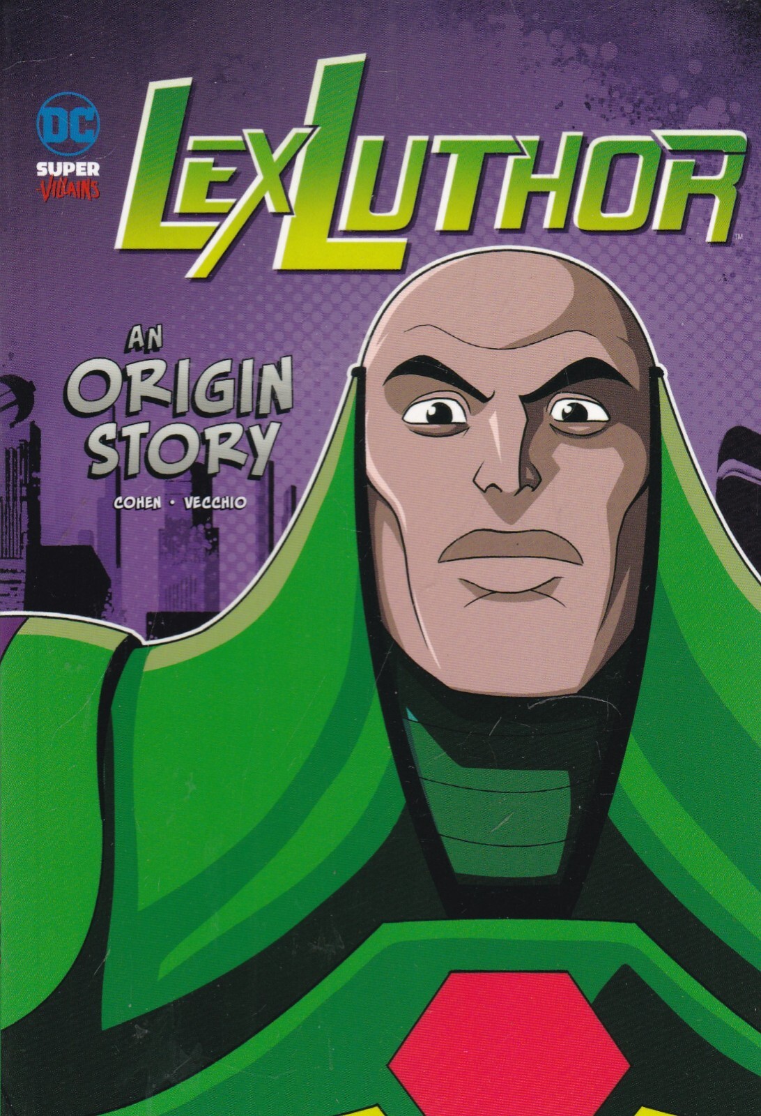 DC Super-Villains Origins: Lex Luthor: An Origin Story Paperback Book New