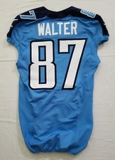 Tennessee Titans #87 Kevin Walter NFL Locker Room Game‑Issued Jersey - 31387