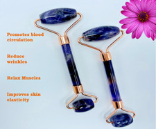 Amethyst Massage Tool, Crystal Massage Face Roller, Facial Skin Therapy