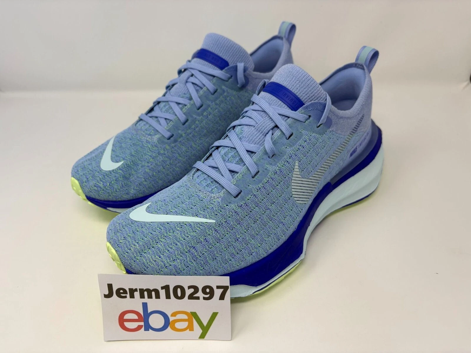New Men's Nike ZoomX Invincible Run FlyKnit 3 Aluminum Glacier Blue #DR2615 405