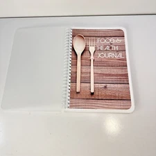 Spiral Fitness Journal with Translucent Cover Meal Nutrition Tracking Planner