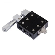 X-Axis 50X50mm Manual Linear Bearings Stage Trimming Platform Slider Bearing 44N