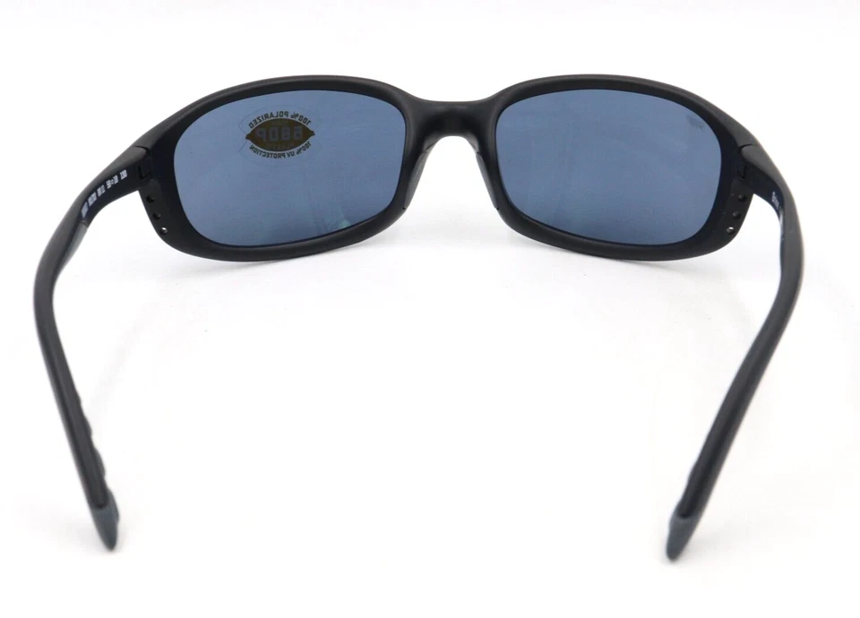 Costa Del Mar Brine Black Sunglasses Gray 580P Polarized Lens 06S9017 90170359 - Image 3 of 4