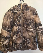 Mens Realtree Hooded Camo Jacket Small Full zip