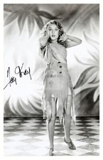 Fay Wray -- Signed Vintage Photo Postcard Copy
