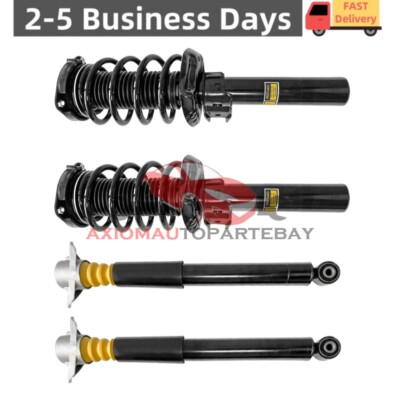 4X For Audi TT TTS TTRS MKII Quattro Front Rear Shock Struts w/ Spring Magnetic