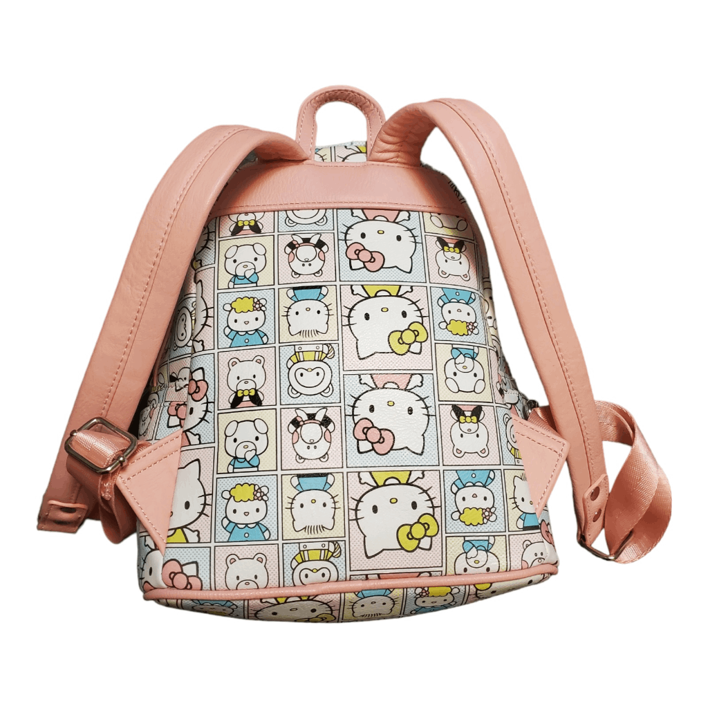 Loungefly Hello Kitty Sanrio Portraits Pastel backpack RARE OG HEART LOGO Loungefly Hello Kitty Sanrio Portraits Pastel Backpack  main image 4