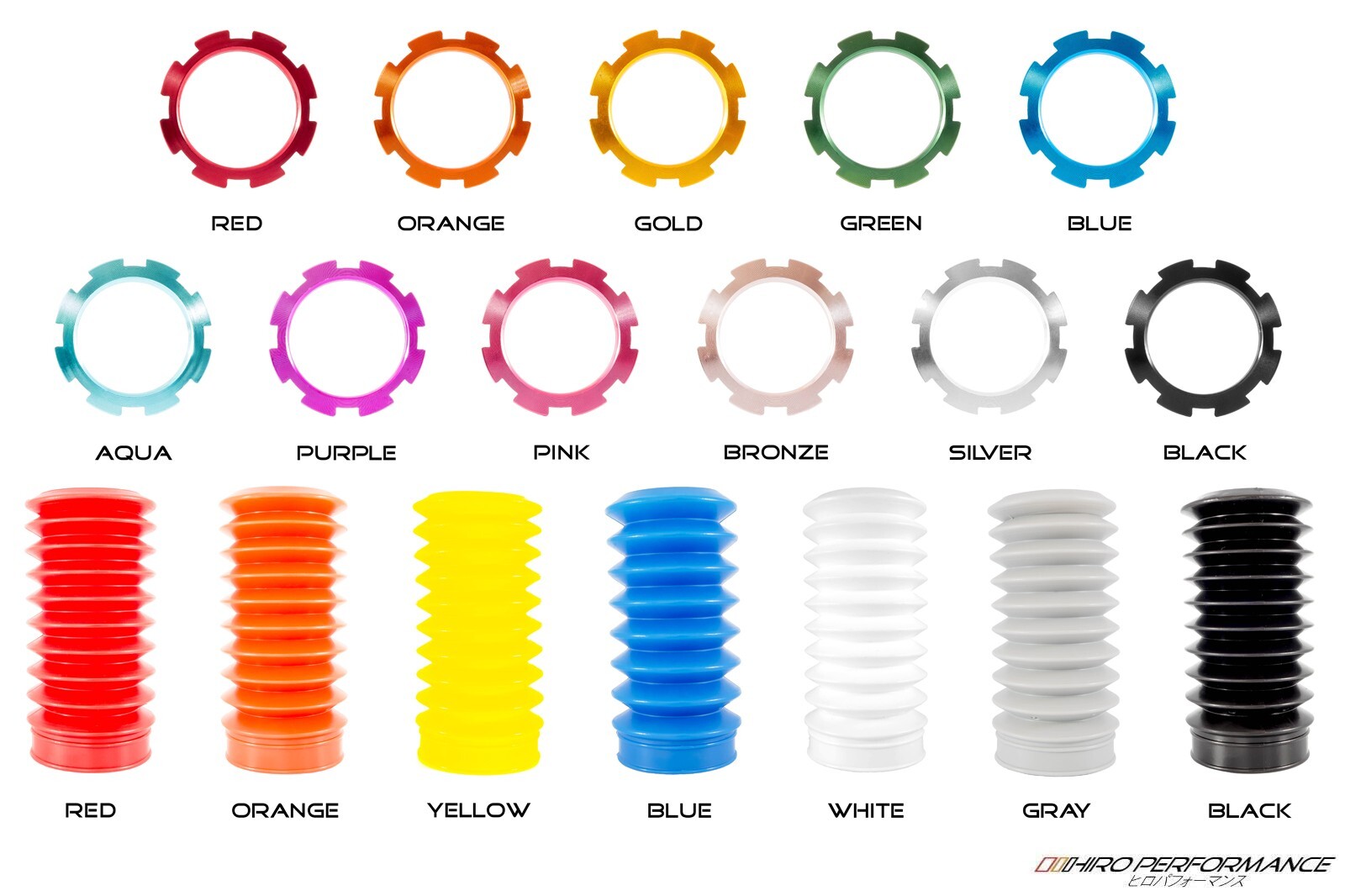 HIRO Performance Adjustable Coilovers Lowering Coils for 94-99 Ferrari F355 F129