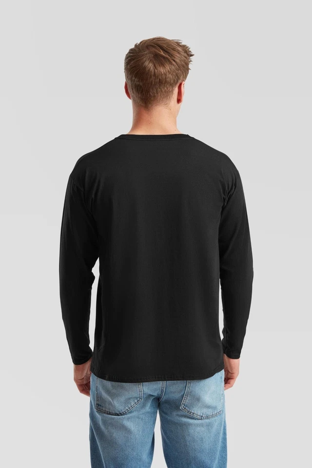 Fruit of the Loom T-Shirt À Manches Longues En Coton S-XXXL + 4XL + 5XL - Photo 4/4