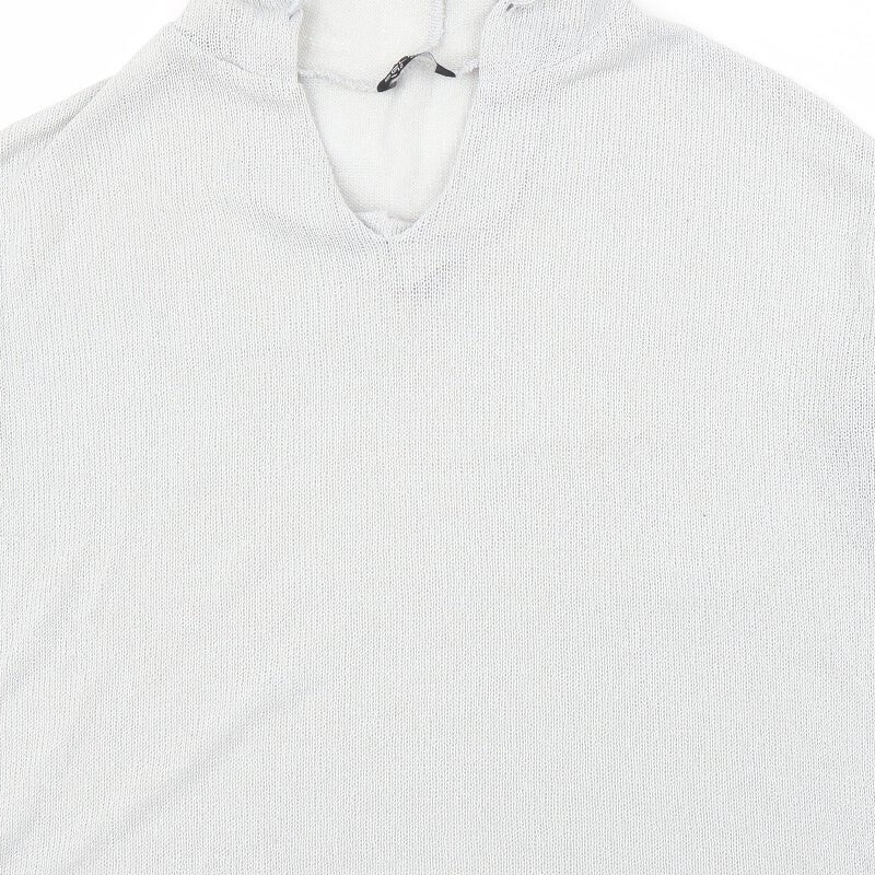 Select Womens Grey 100% Polyester Pullover Hoodie… - image 10