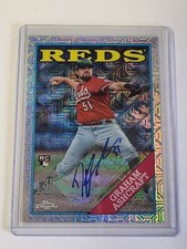 2023 Topps Chrome 35th Anniversary Graham Ashcraft Rookie On-Card Auto #163/199
