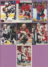 HUGE ENFORCER TOUGH GUY JIM CUMMINS 16 ASSORTED CARDS LOT 7 DIFFERENT USA