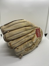 Rawlings Brown Leather Righthander  s Baseball Pitcher  s Glove 9380 Basket-Web B9