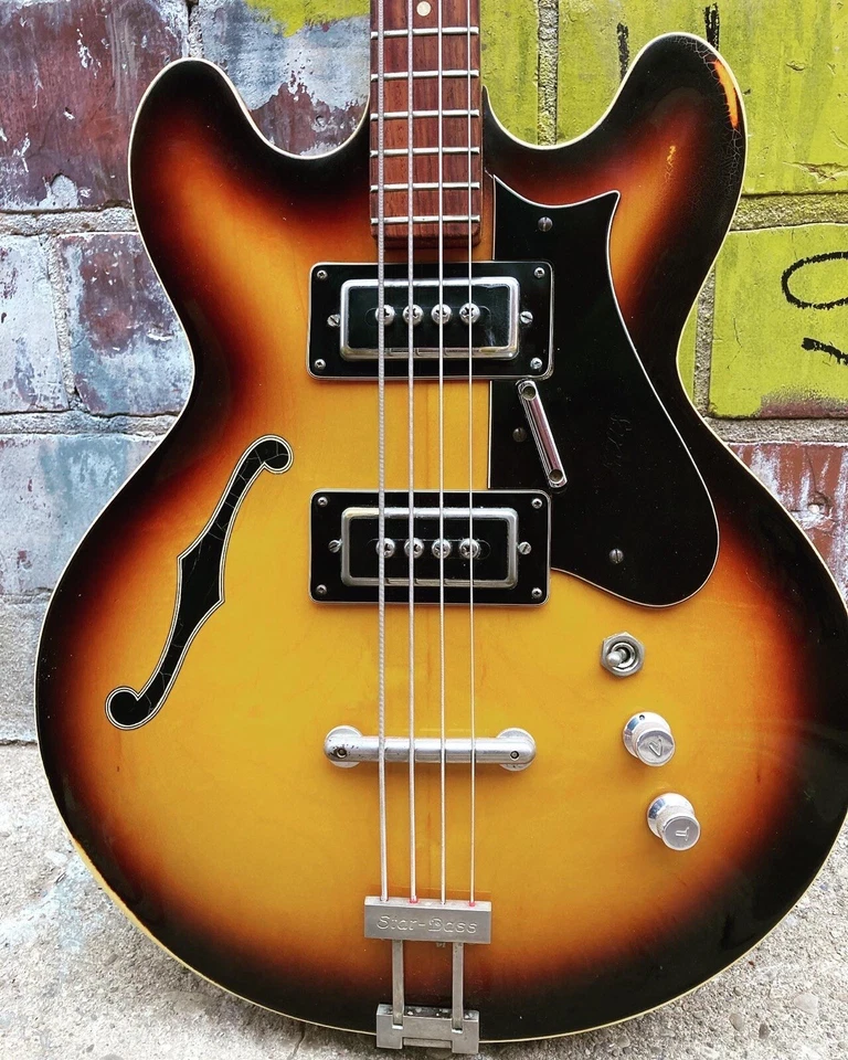 Vintage Framus 5/144 Atlantic Bass Guitar - Image 2 of 4