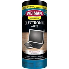 Weiman Disinfecting Electronic Cleaning Wipes For Keyboards, Tablets, E-readers,