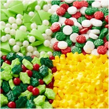 Great Value Holiday Assorted Sprinkle Set 4