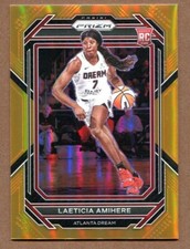 Laeticia Amihere 2023 Panini WNBA Prizm Prizms Orange RC 08/99 #140