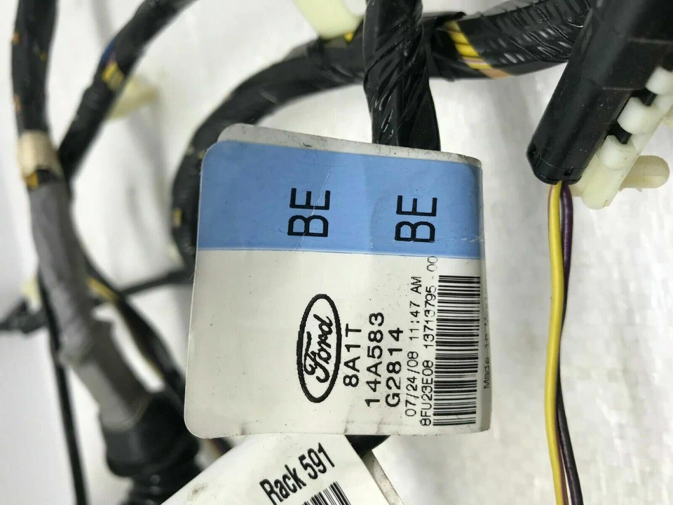 Lincoln MKX 2007 2008 2009 2010 tapa del maletero trasero cables arnés de cableado OEM Foto 4 de 4