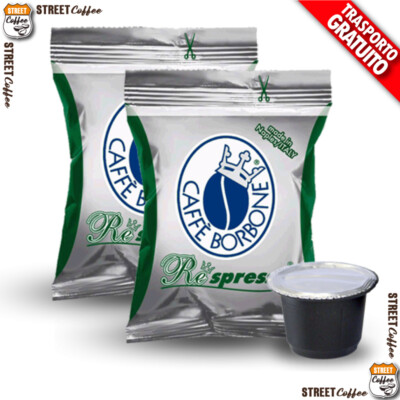 100 CAPSULE BORBONE DON CARLO MISCELA NERA COMPATIBILE LAVAZZA A MODO MIO NERO