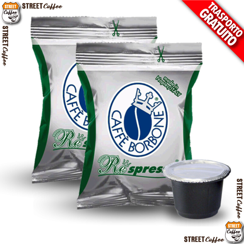 100 200 300 a 800 Capsule Compatibili Nespresso caffè Borbone Dek Decaffeinato