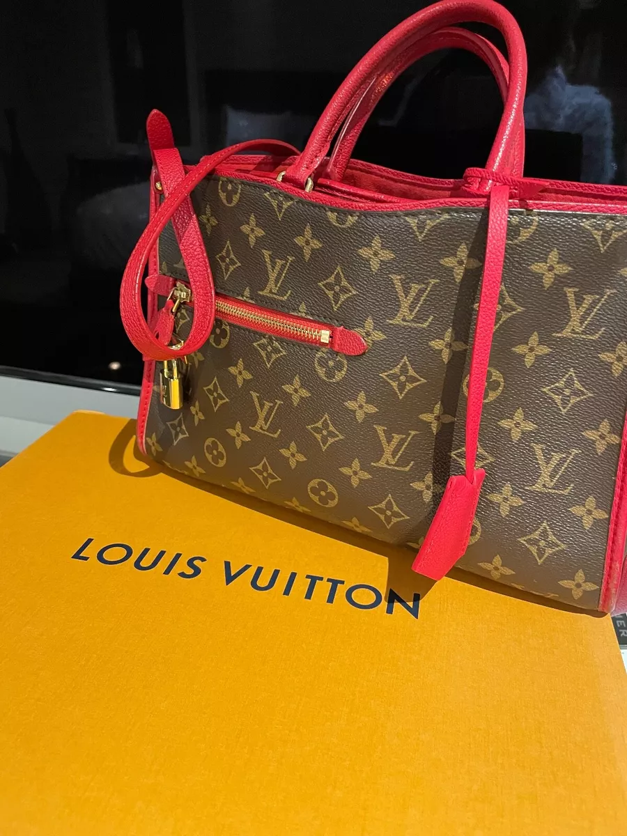 Louis+Vuitton+Popincourt+Tote+Brown+Canvas+Monogram for sale online