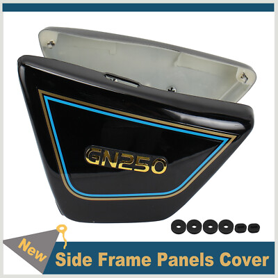 1 Pair Fairing Panels Seitenverkleidung For Suzuki GN250 1982-2001 ABS Plastic