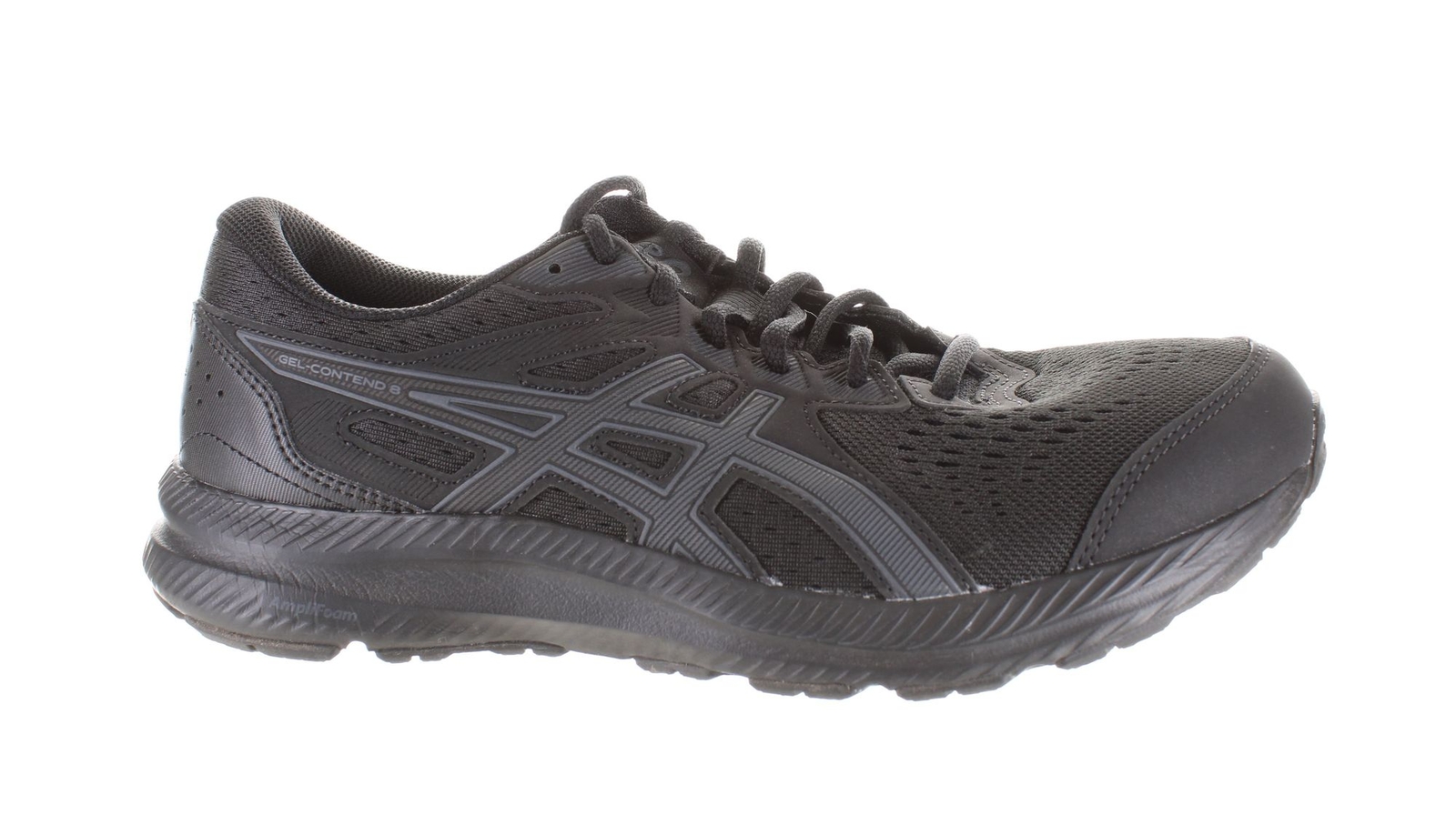 ASICS Mens Gel-Contend 8 Black Running Shoes Size 8 (7740907)