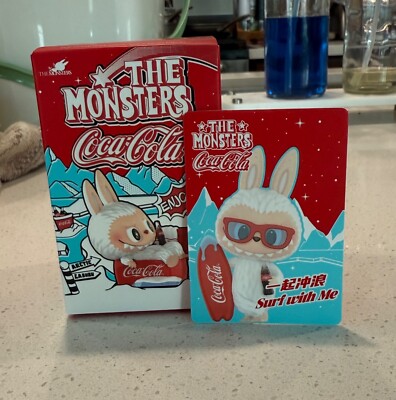 POP MART Coca-Cola Series Labubu Figurine - Surf With Me  (US SELLER  ）