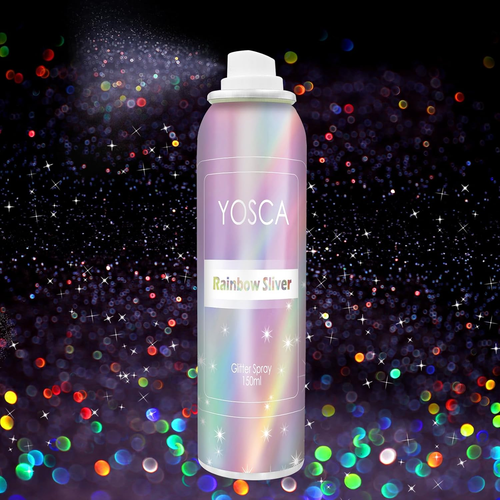Body Glitter Spray, 150ML Holographic Glitter Hairspray, Glitter Spray for Hair